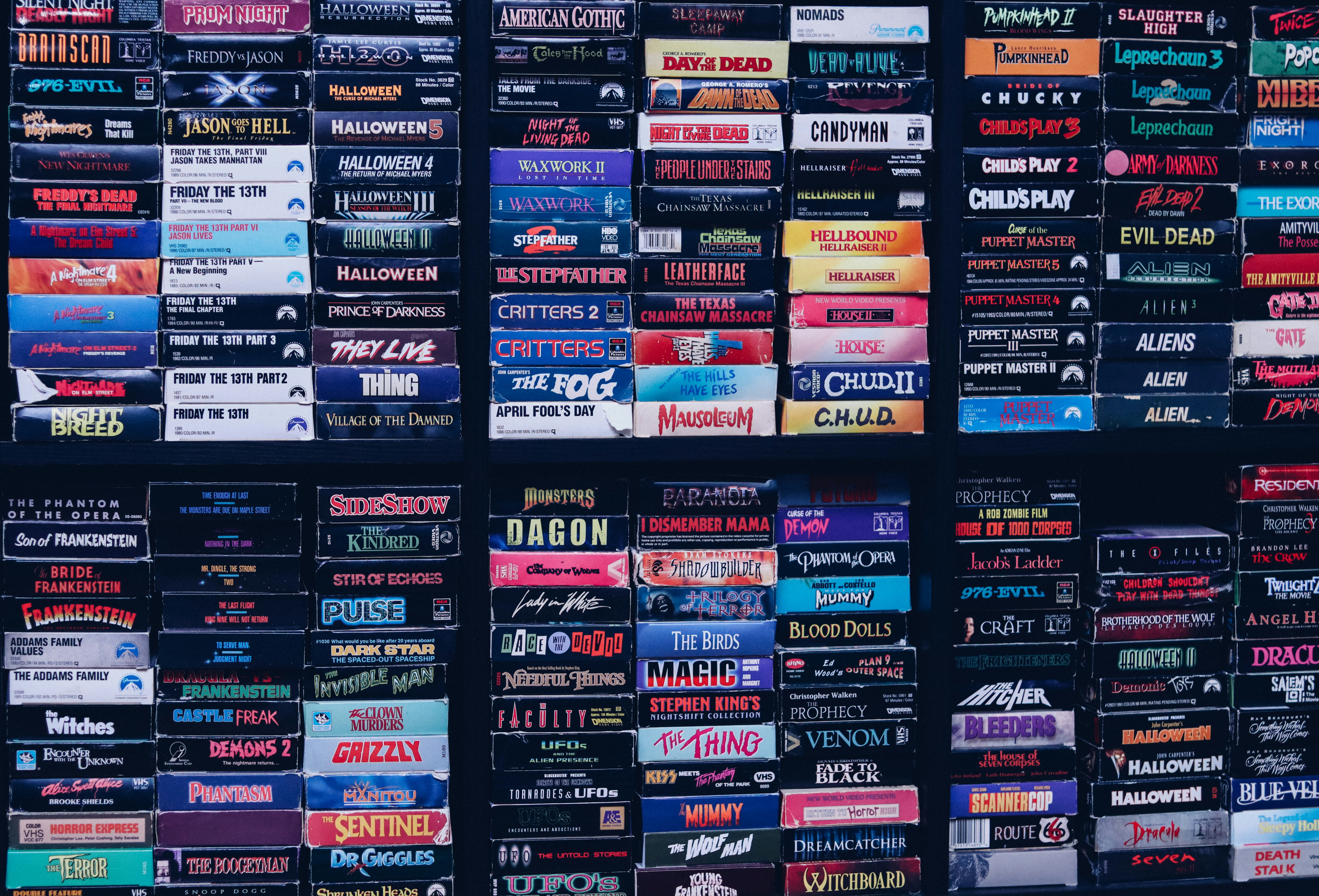 vhs tapes